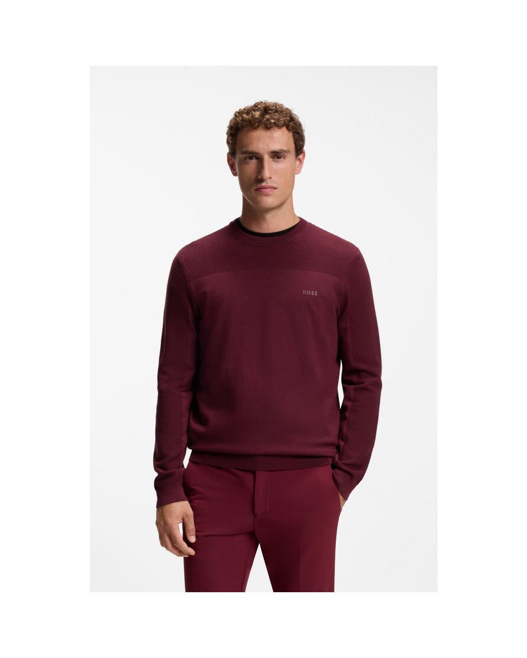 Boss Red Moisture-Control Sweater for men