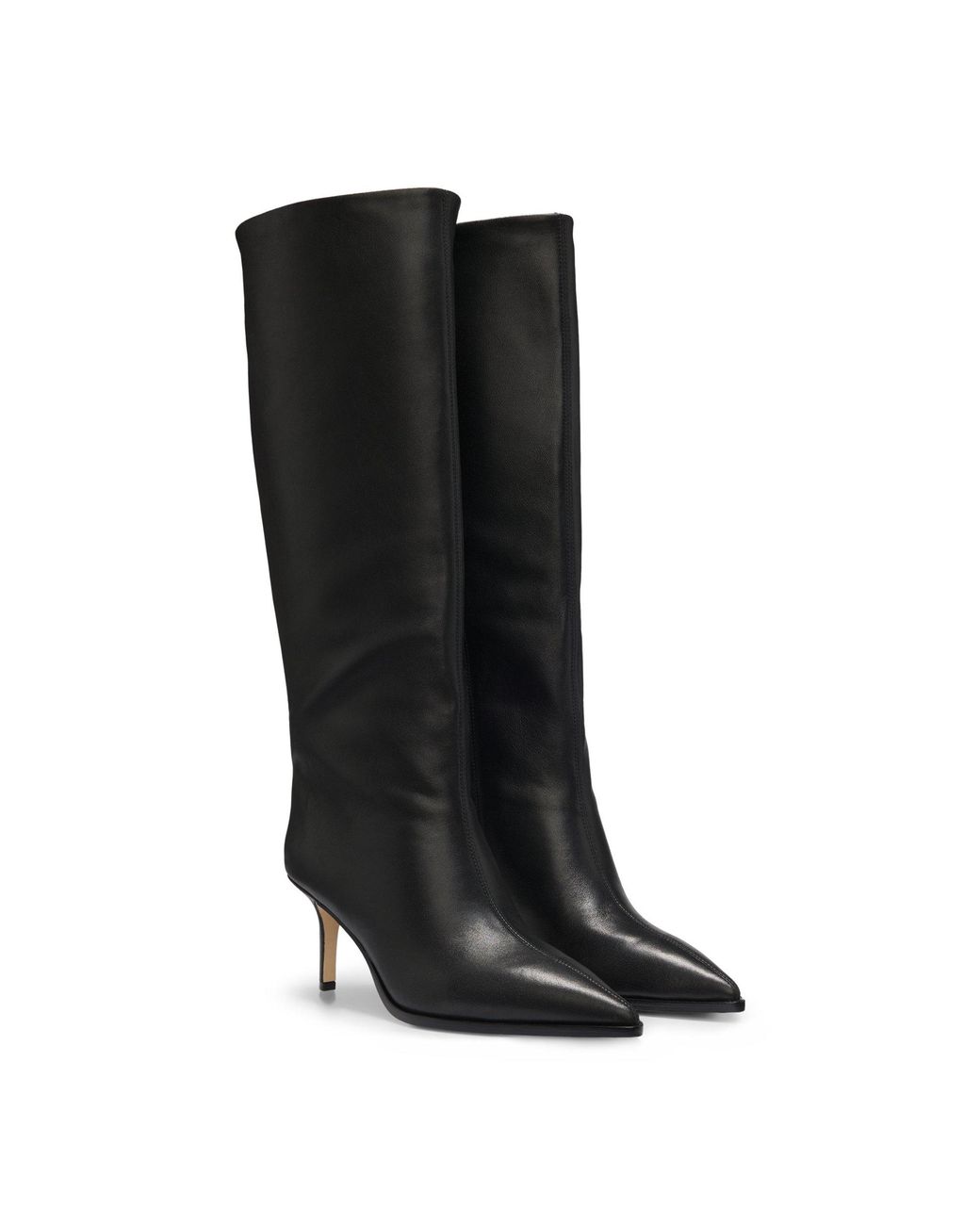 Boss Black Knee-High Boots