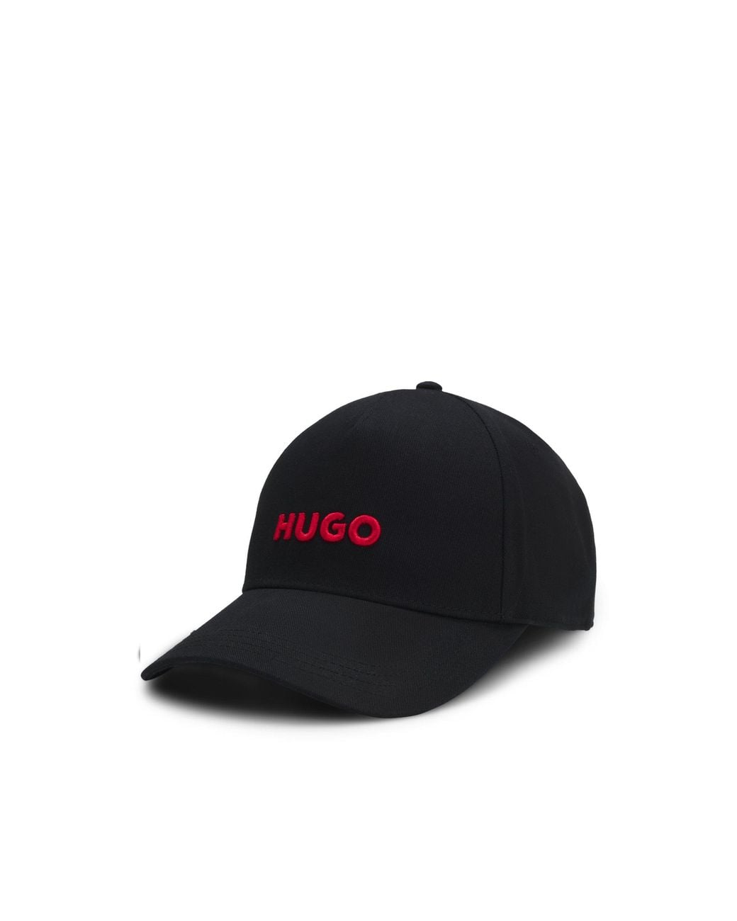 HUGO Blue Cotton-Twill Logo Cap for men