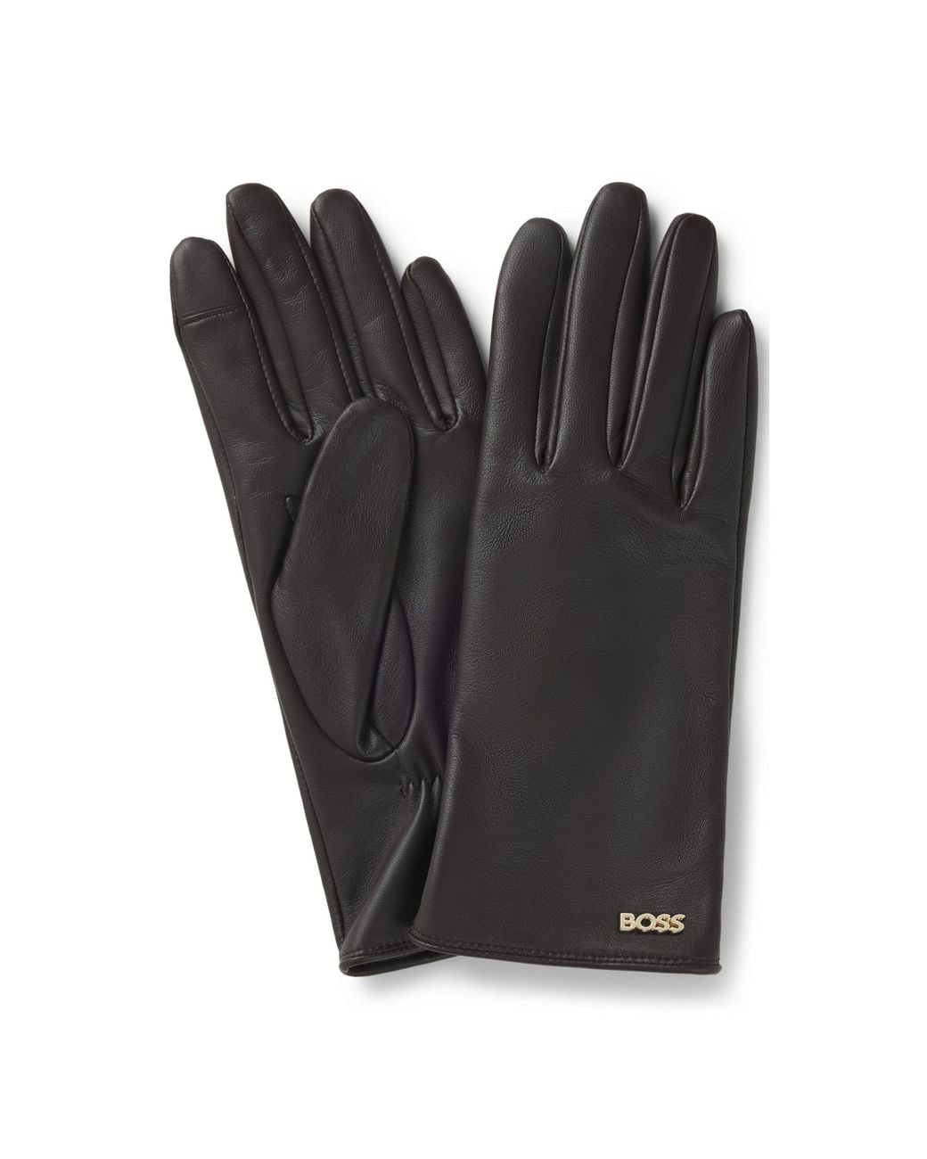 Boss Black Touchscreen-Friendly Gloves