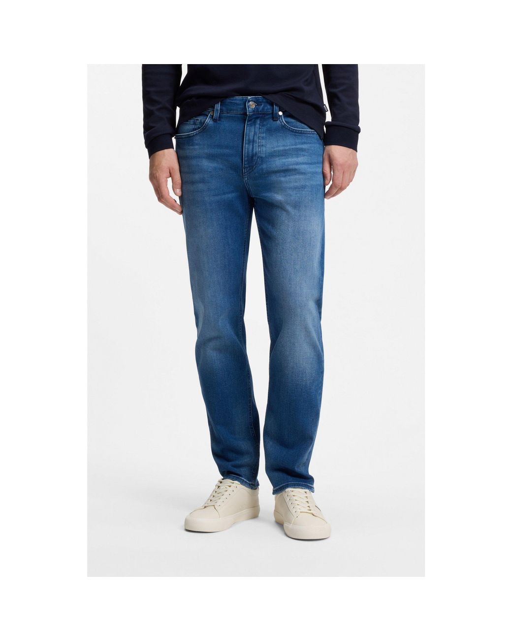 Boss Blue Maine Regular-Fit Jeans for men