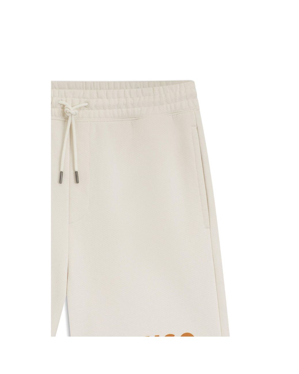 HUGO White Loose-Fit Shorts for men