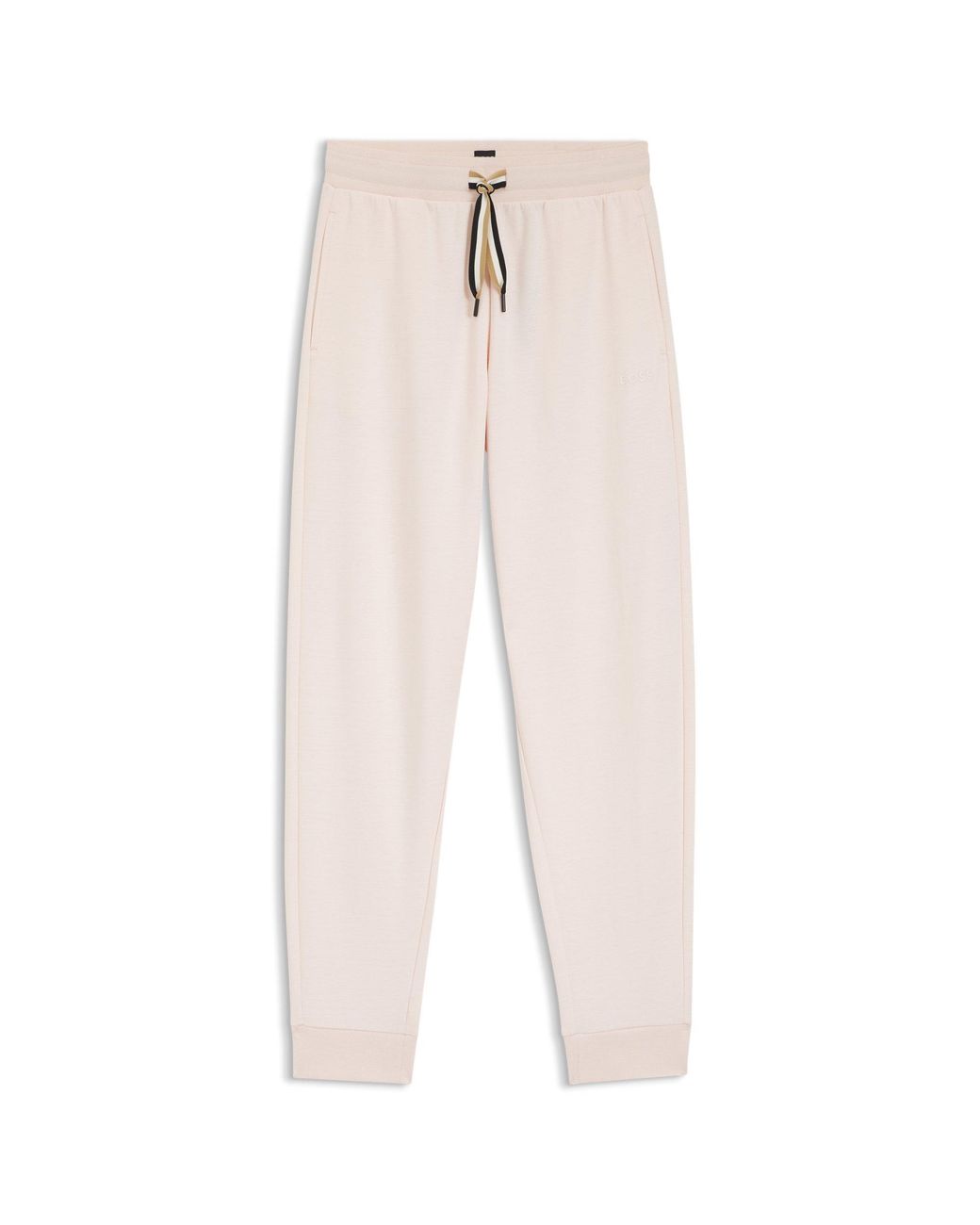 Boss Pink Cuffed Tracksuit Bottoms