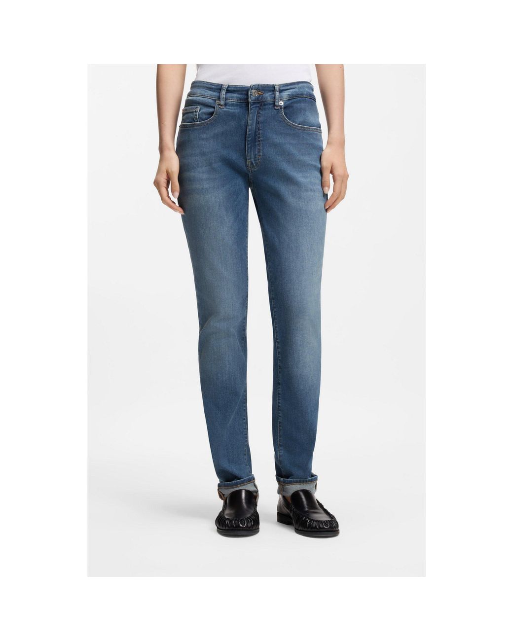 Boss Blue Slim-Fit Jeans
