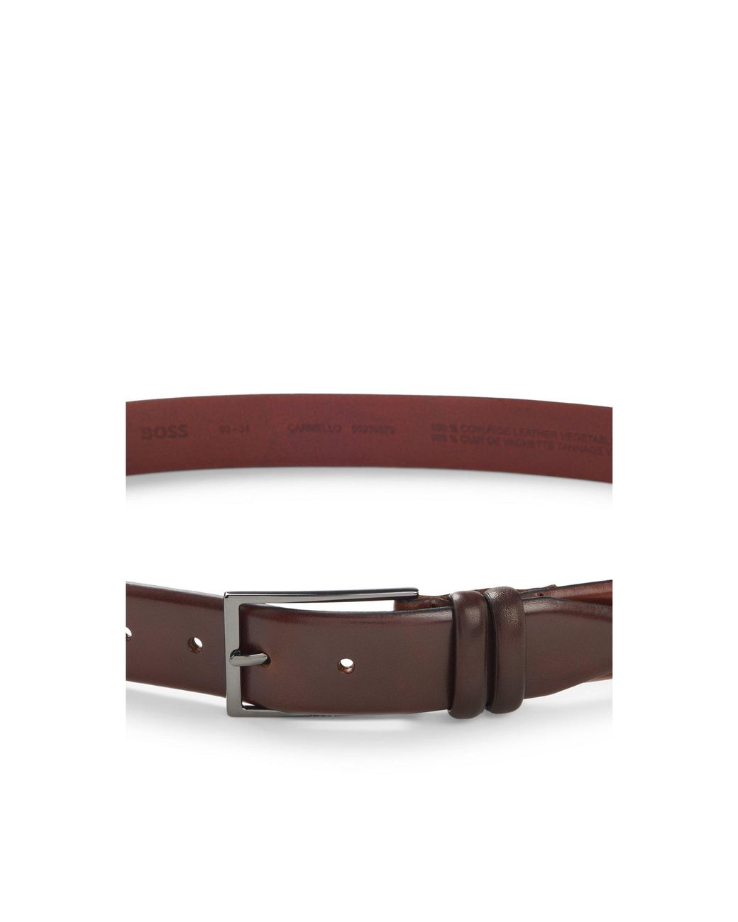 Boss Black Two-Tone Belt for men