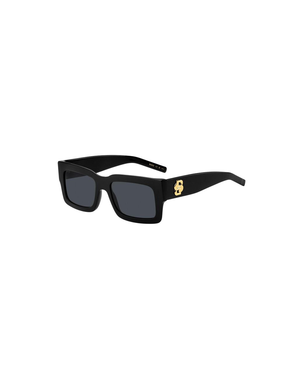 Boss Black Acetate Sunglasses With Double B Monogram