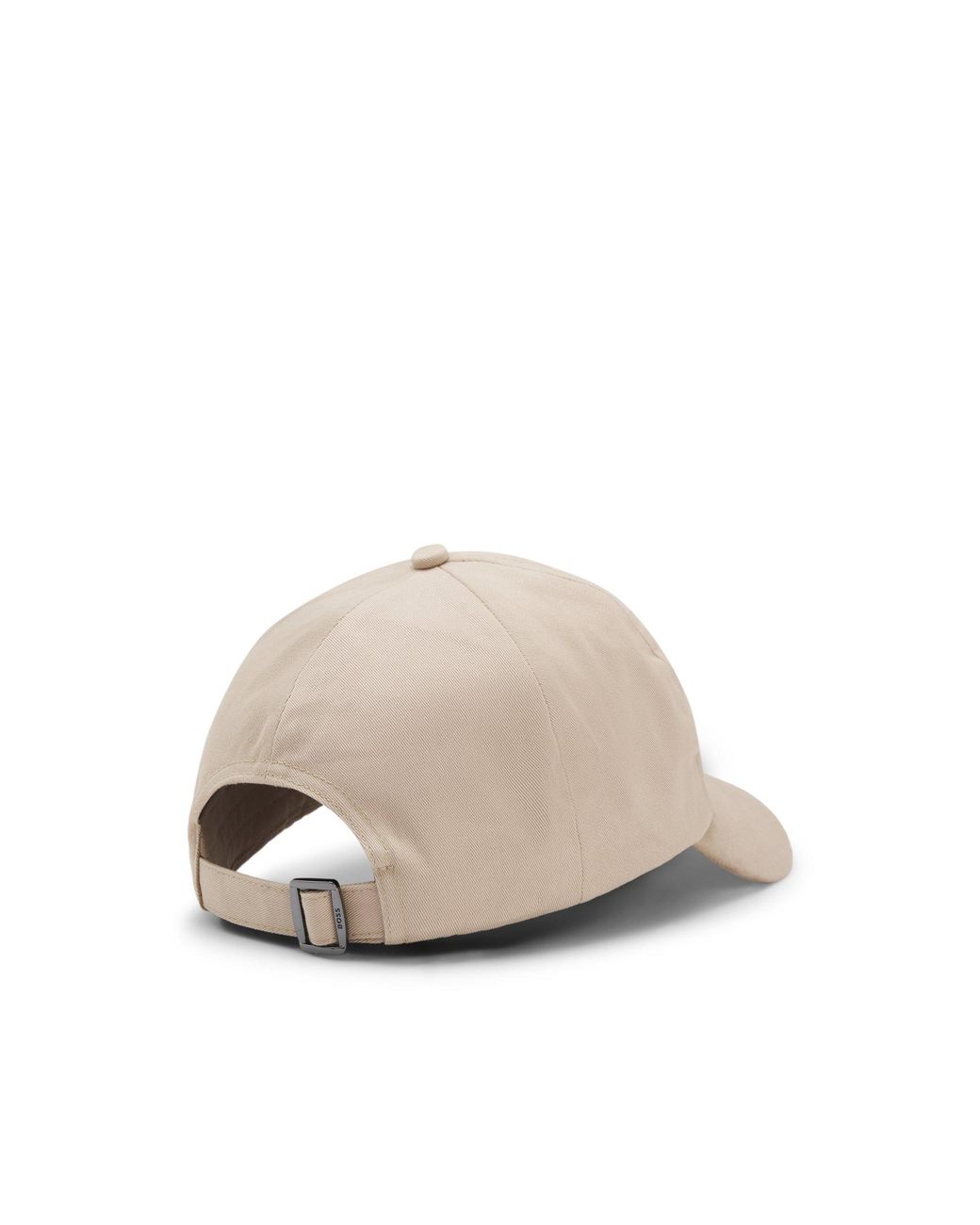Boss Natural Cotton-Gabardine Cap With Suede Visor for men
