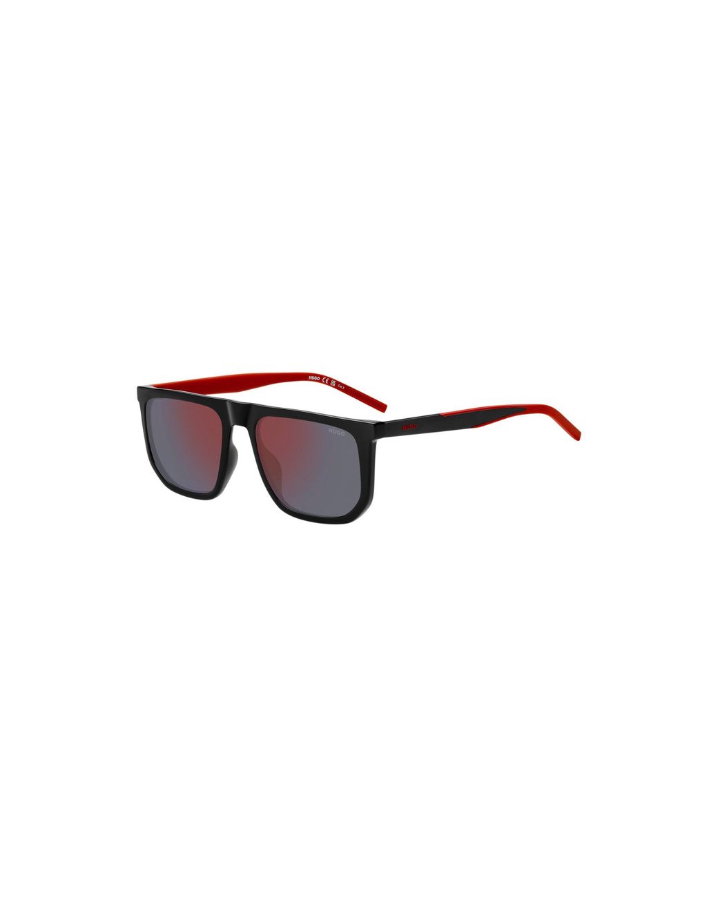 HUGO Black Sunglasses With Two-Tone Temples for men