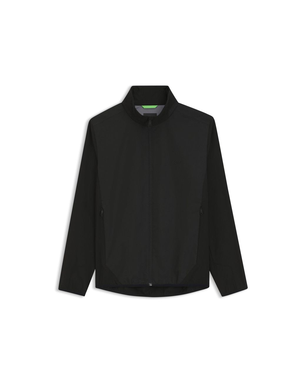 Boss Black Water-Repellent Jacket With Four-Way Stretch for men