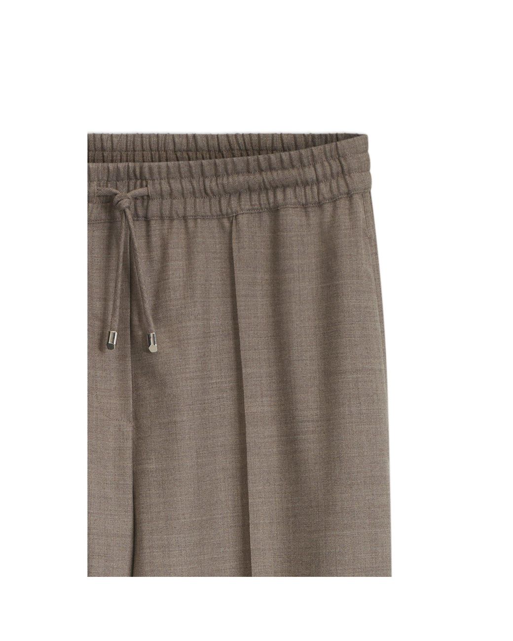 Boss Gray Straight-Fit Trousers