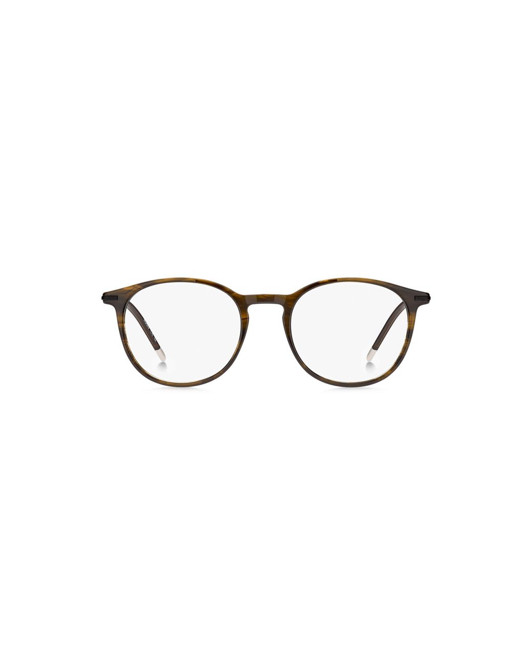 HUGO Multicolor Horn Optical Frames With Metal Temple for men
