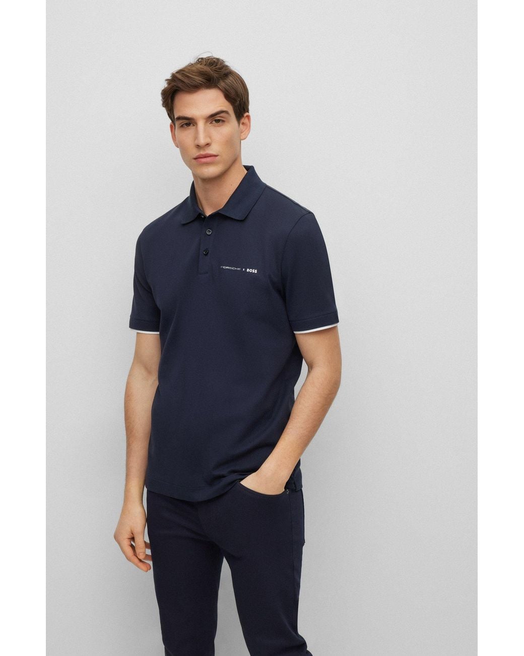 BOSS - Polo Short Set - Blue
