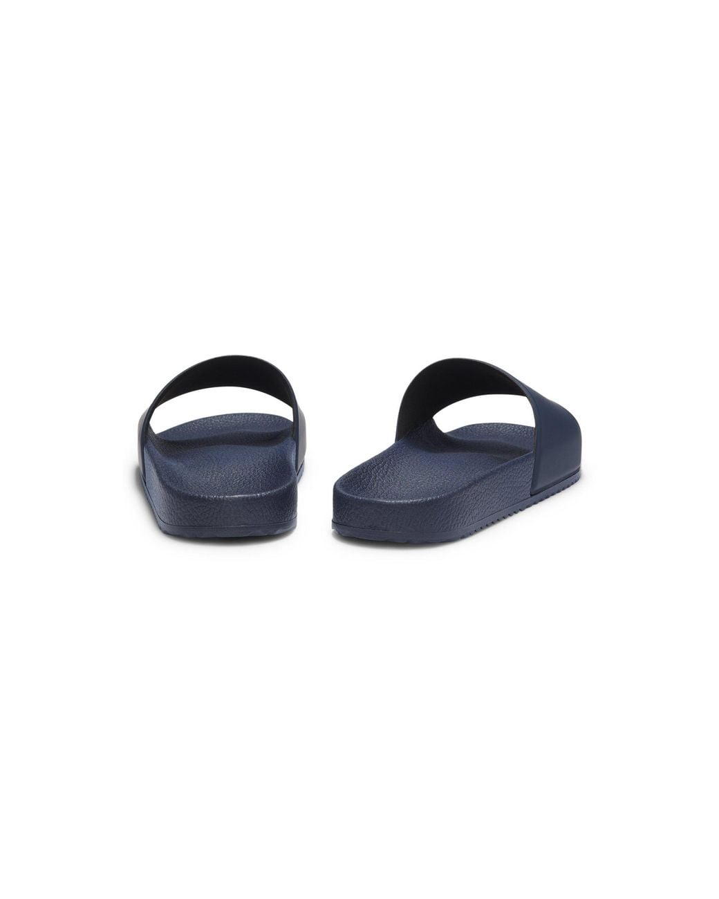 HUGO Blue Slides With Logo Strap for men
