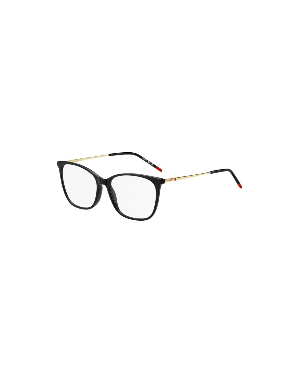 HUGO Black Acetate Optical Frames With-Tone Temples