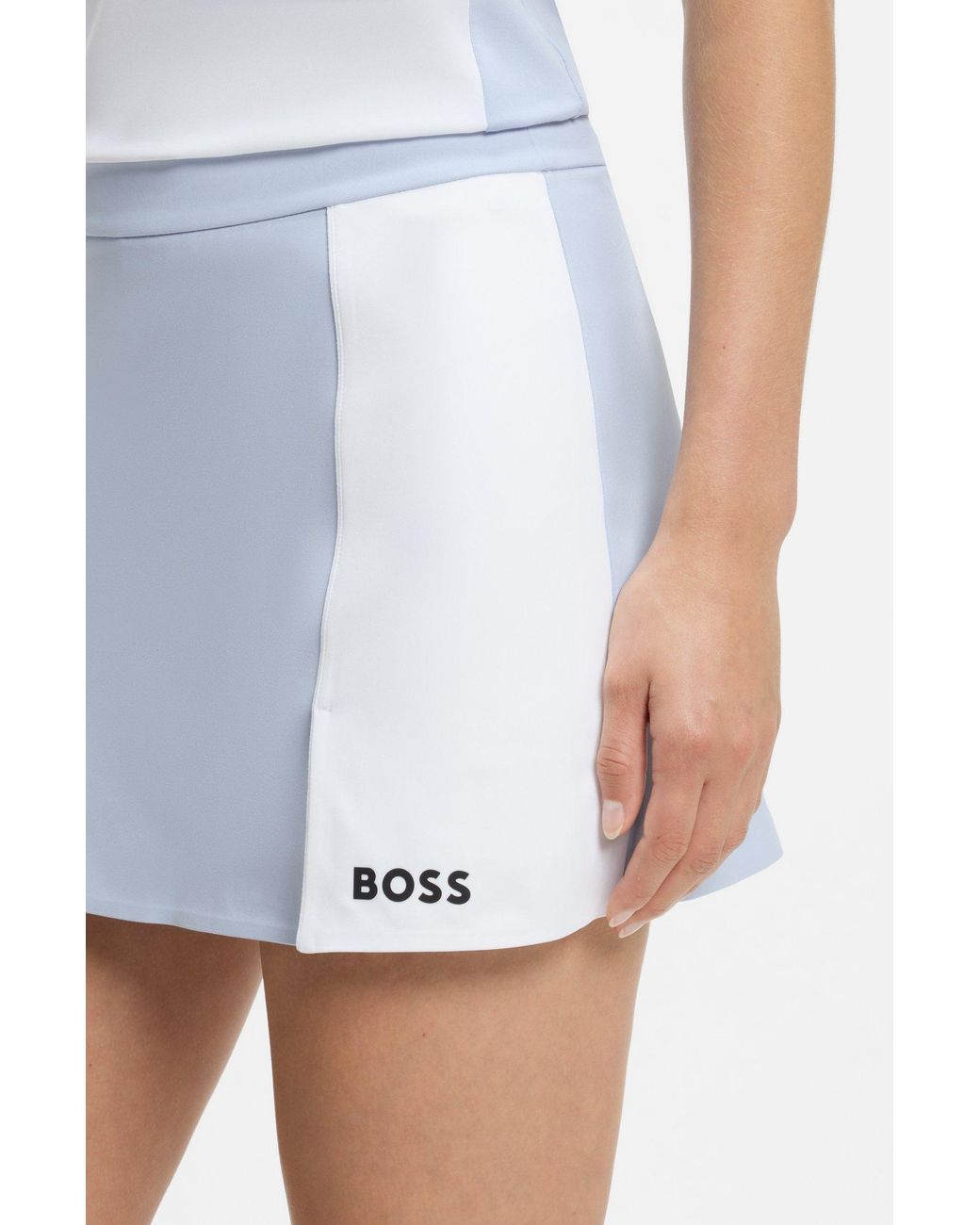Boss Active Rok Van Stretchjersey in het Blue