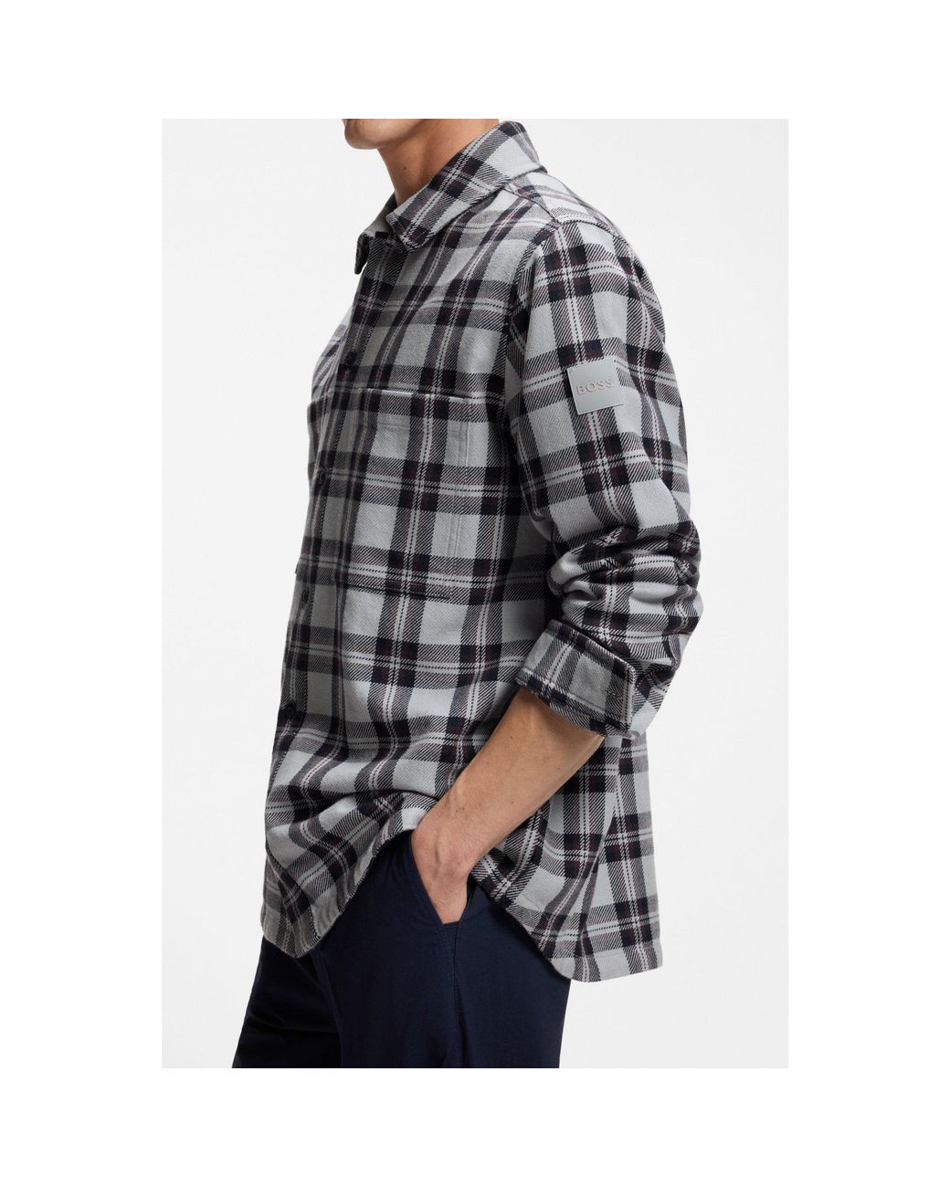 Boss Black Oversized-Fit Shirt for men