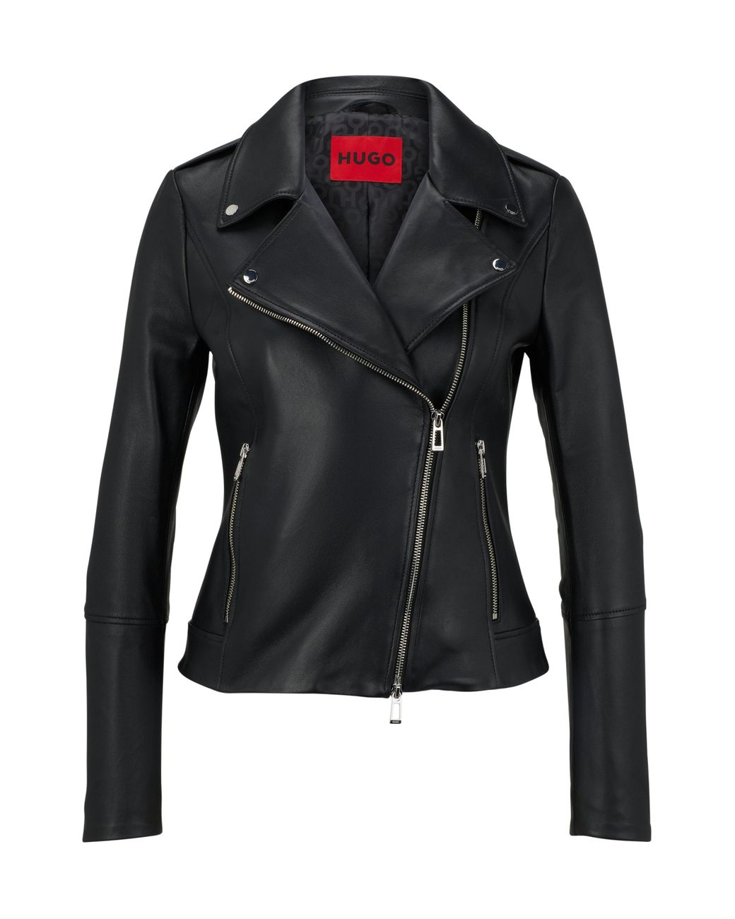 Hugo boss leather jackets womens online