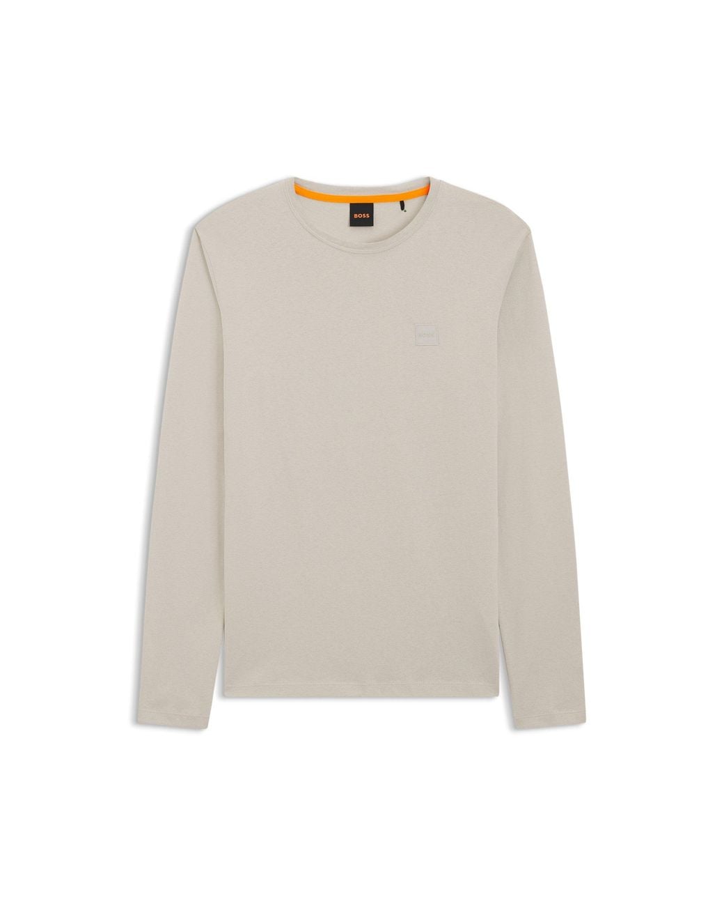 Boss Natural Long-Sleeved T-Shirt for men