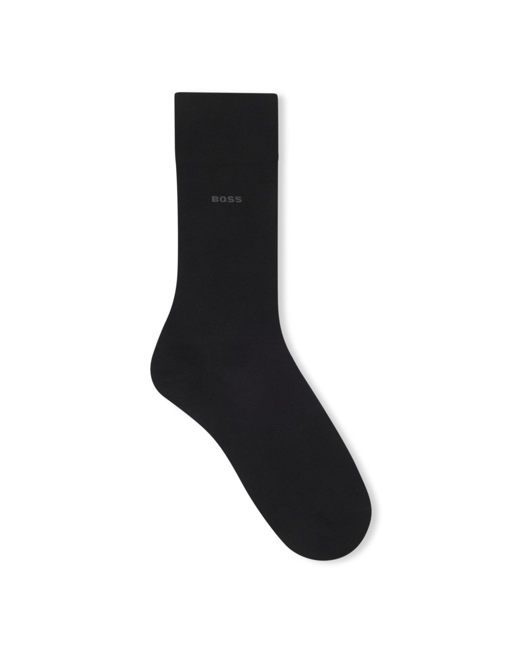 Boss Black Stretch-Cotton Regular-Length Socks for men