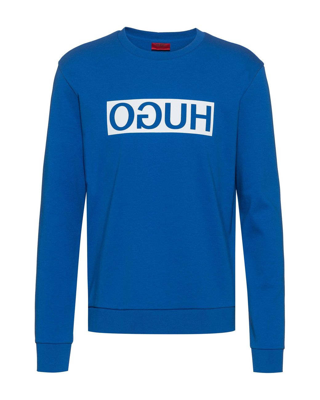 BOSS by Hugo Boss Cotton Regular Fit Sweatshirt With Reversed Logo ...