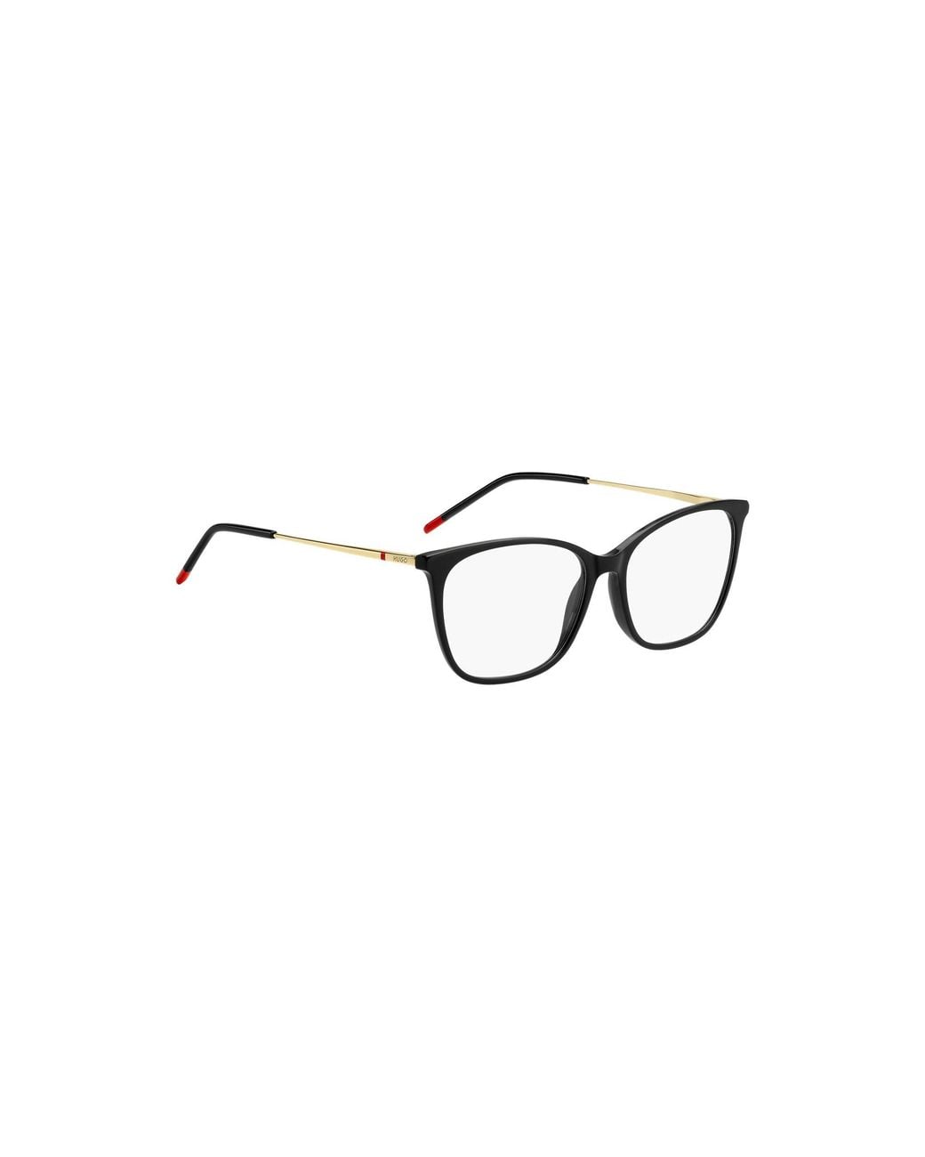 HUGO Black Acetate Optical Frames With-Tone Temples