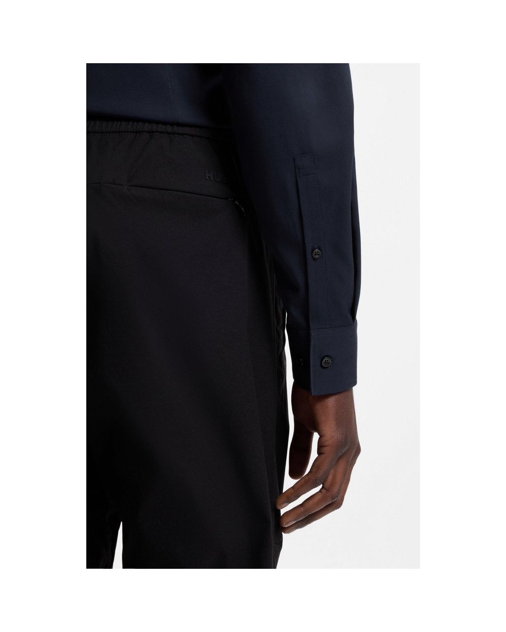 HUGO Blue Slim-Fit Shirt for men