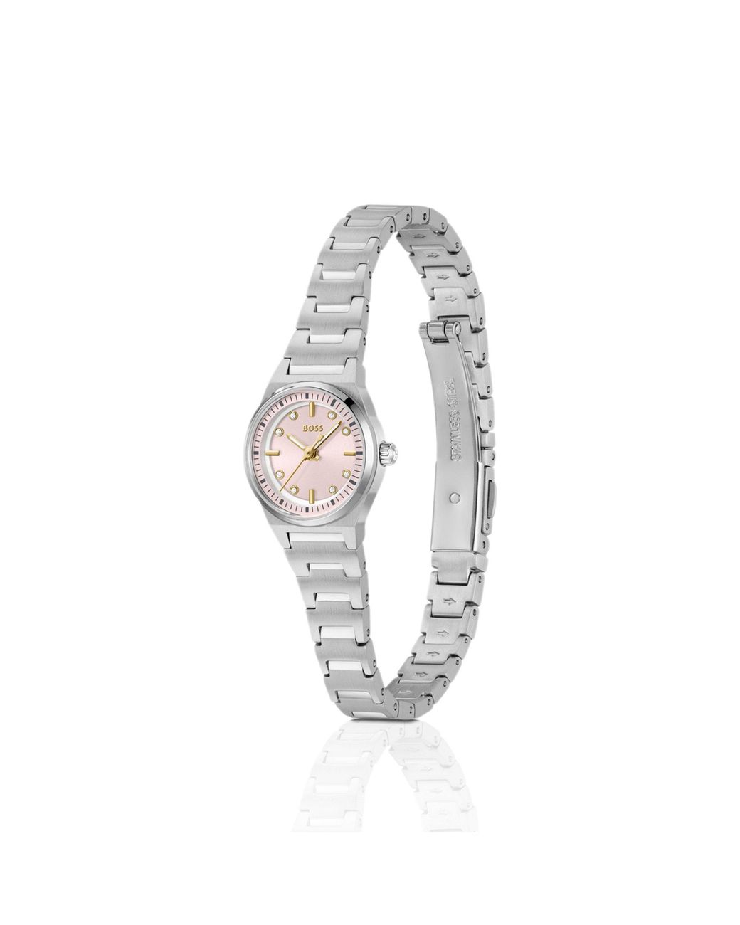 Boss Metallic Candor Gracey Watch With Crystal-Accented Dial