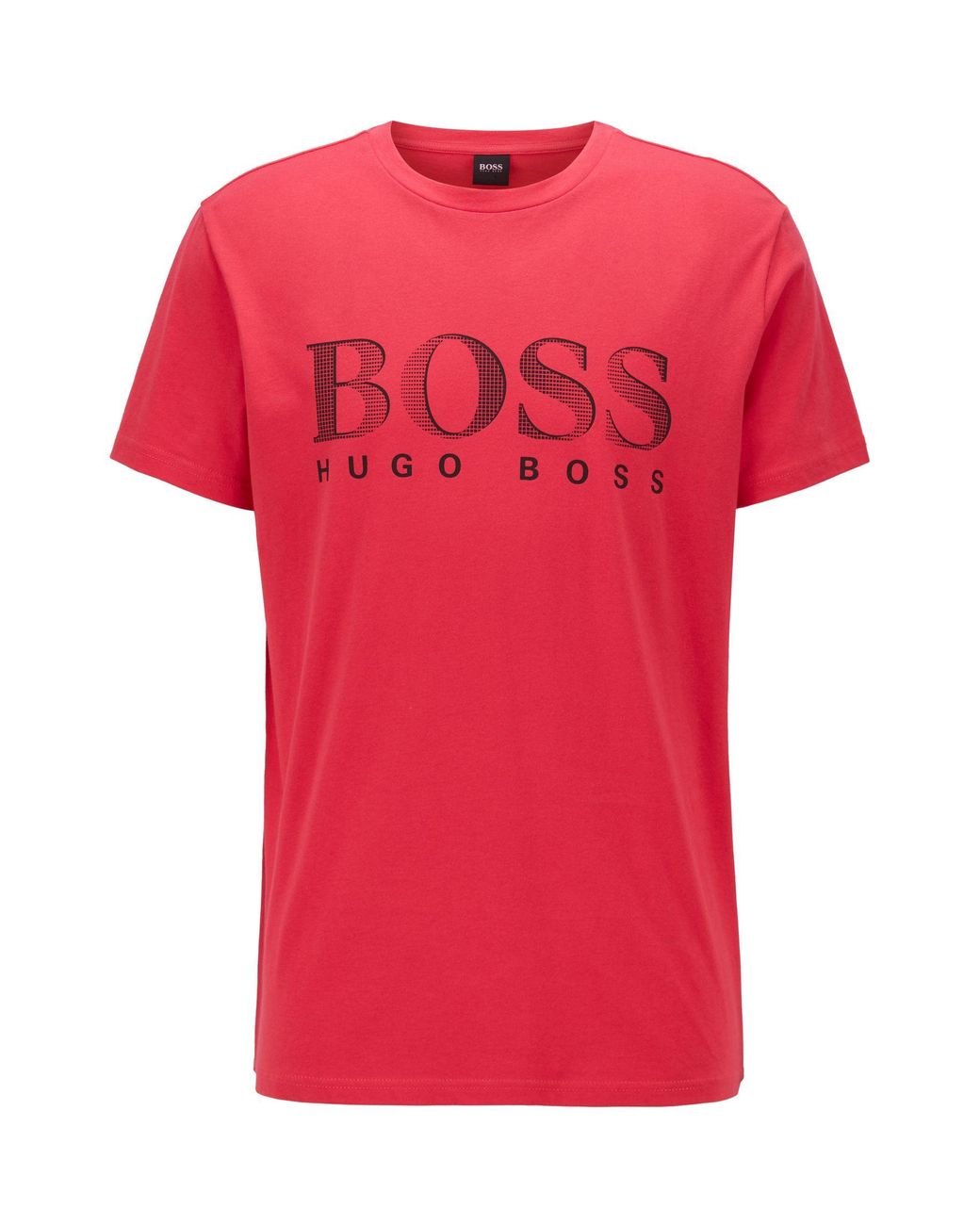 BOSS by Hugo Boss Relaxed Fit Upf 50+ T Shirt In Cotton in Pink for Men ...