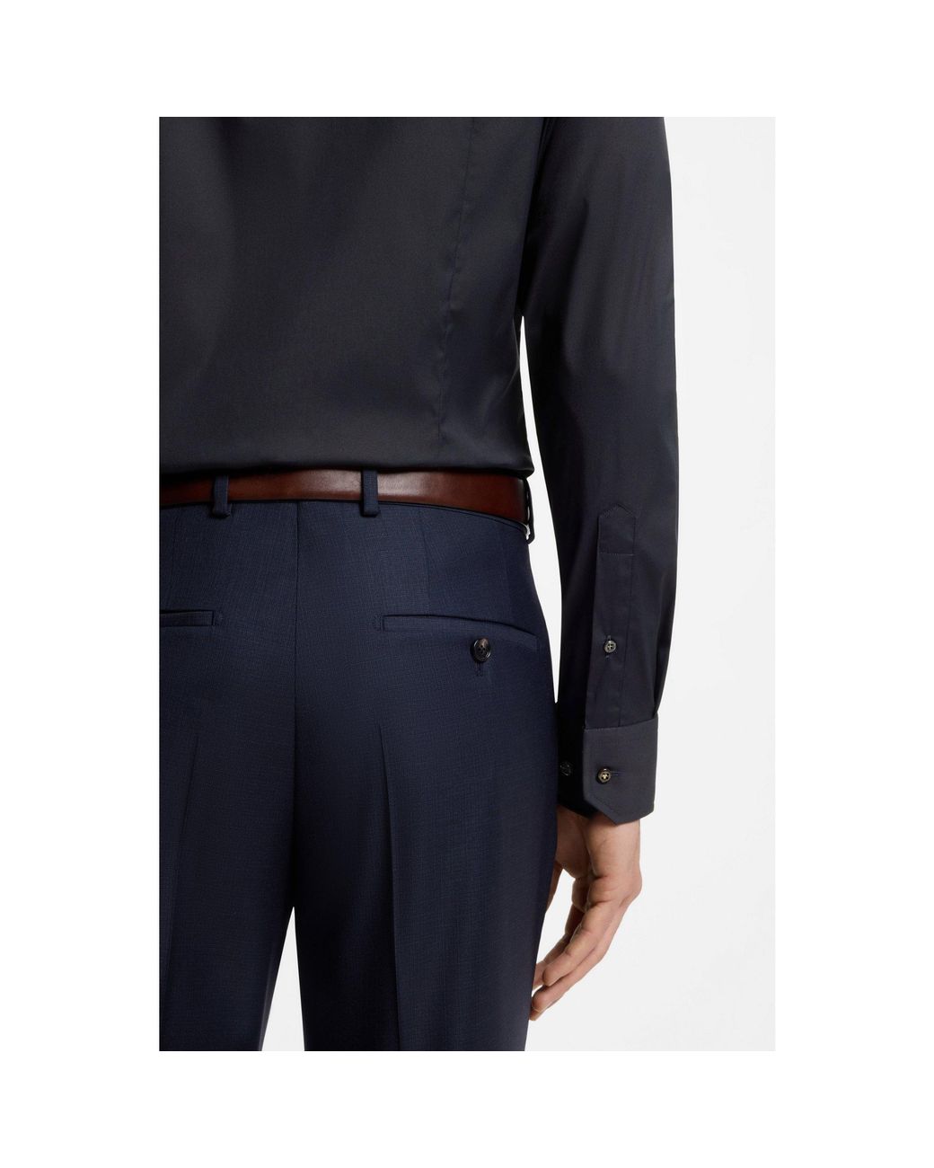 Boss Blue Slim-Fit Shirt for men