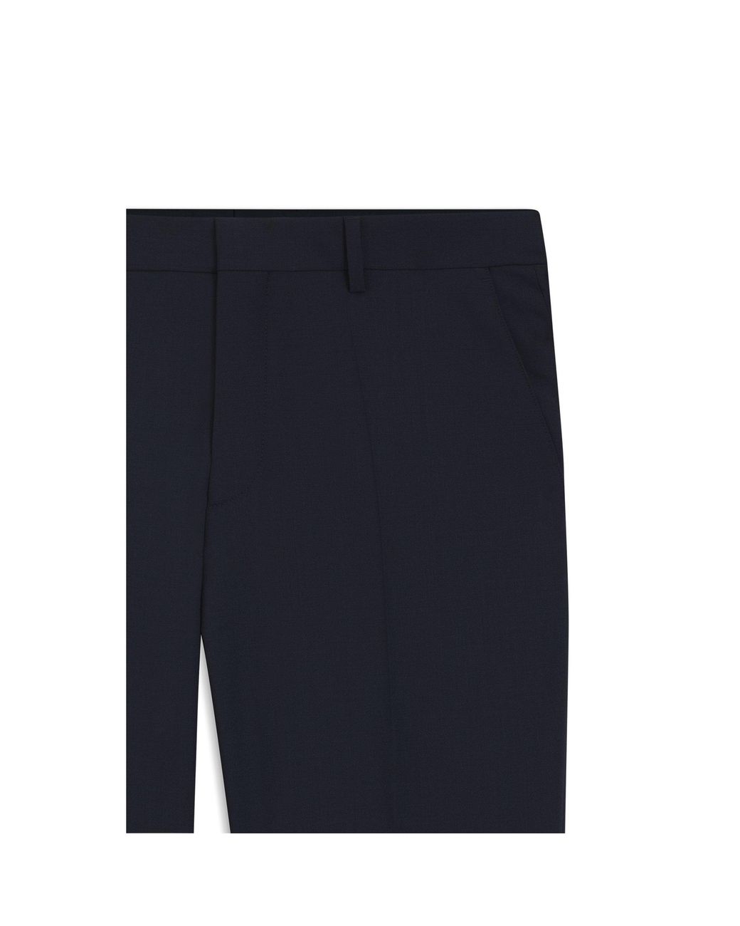Boss Blue Regular-Fit Trousers for men