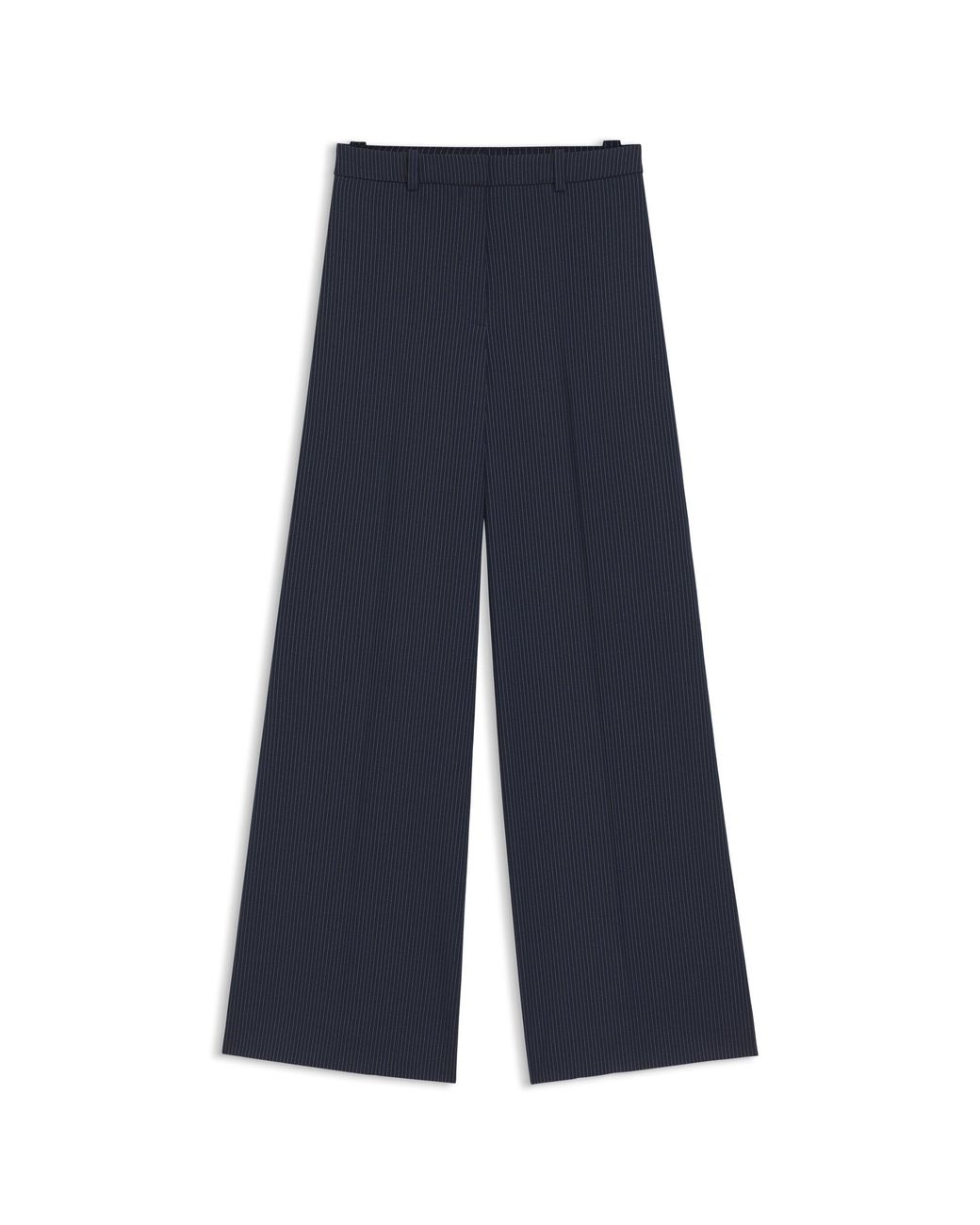 HUGO Blue Regular-Fit Wide-Leg Trousers