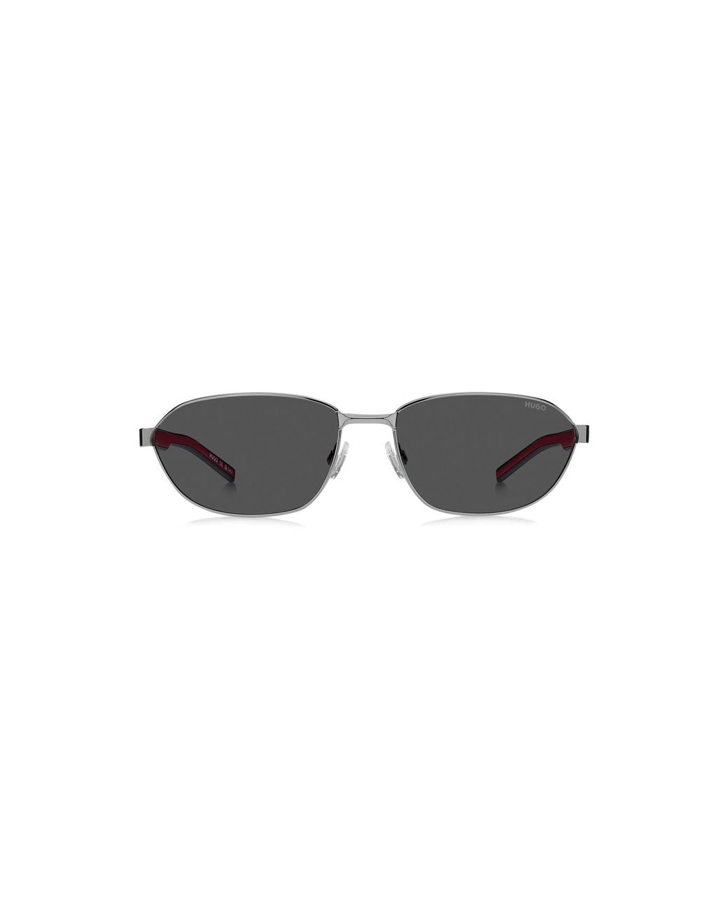 HUGO Multicolor Metal Sunglasses With Cut-Out Logo for men