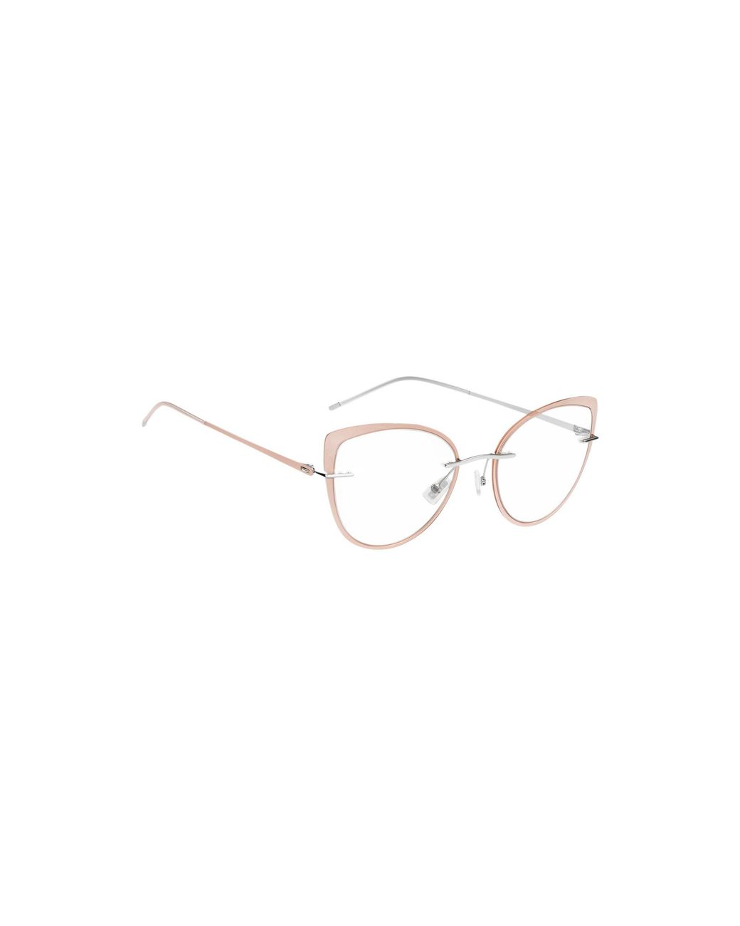 Boss Multicolor Rimless Optical Frames With Coloured Contours