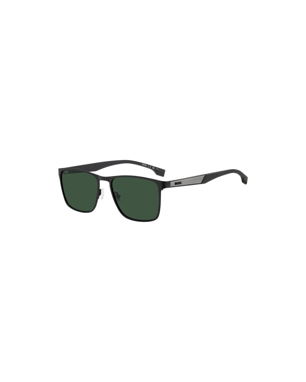 Boss Green Sunglasses With Rubber Temples for men