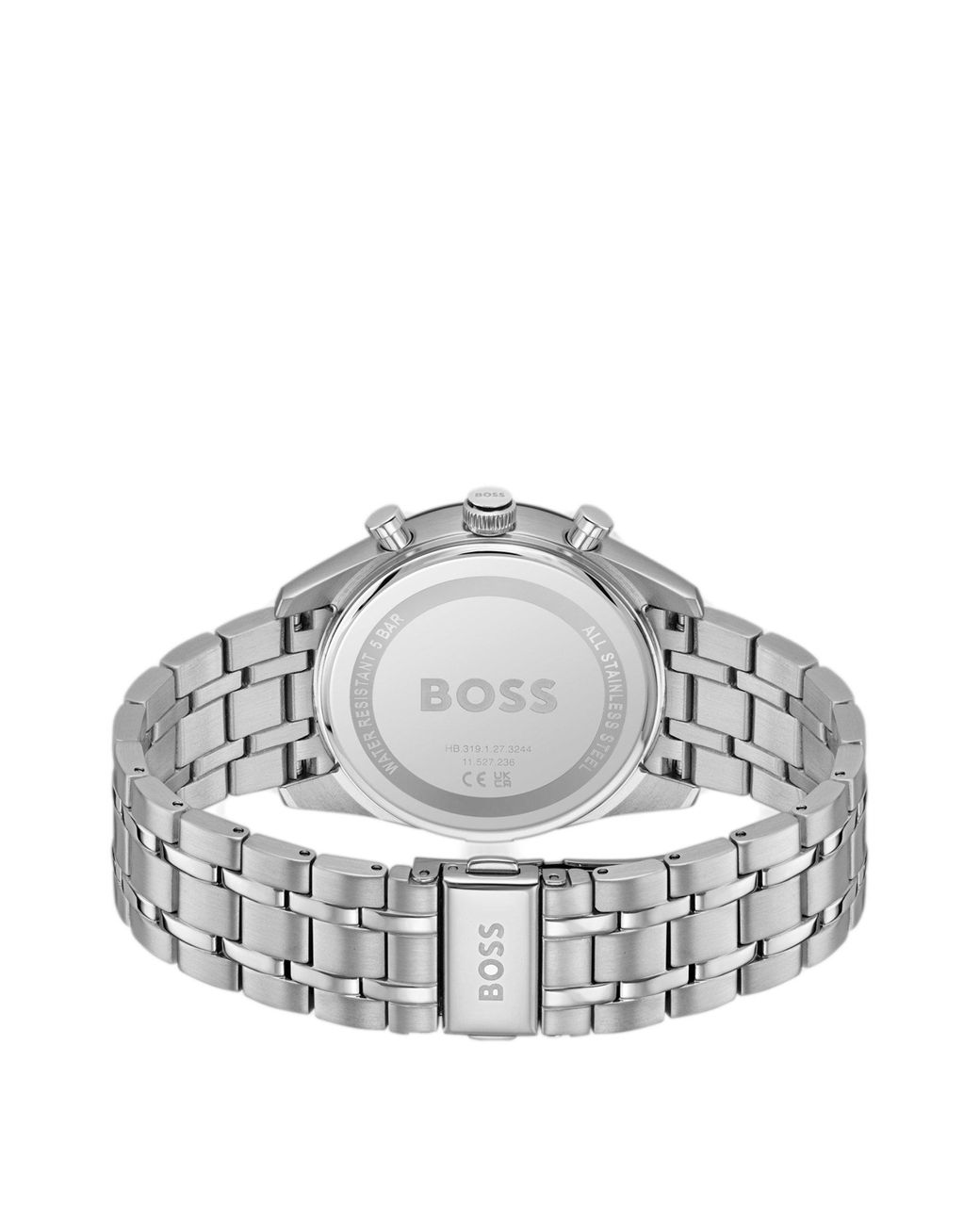 Boss Horloge Met Blauwe Wijzerplaat En Geschakelde Polsband in het Gray voor heren