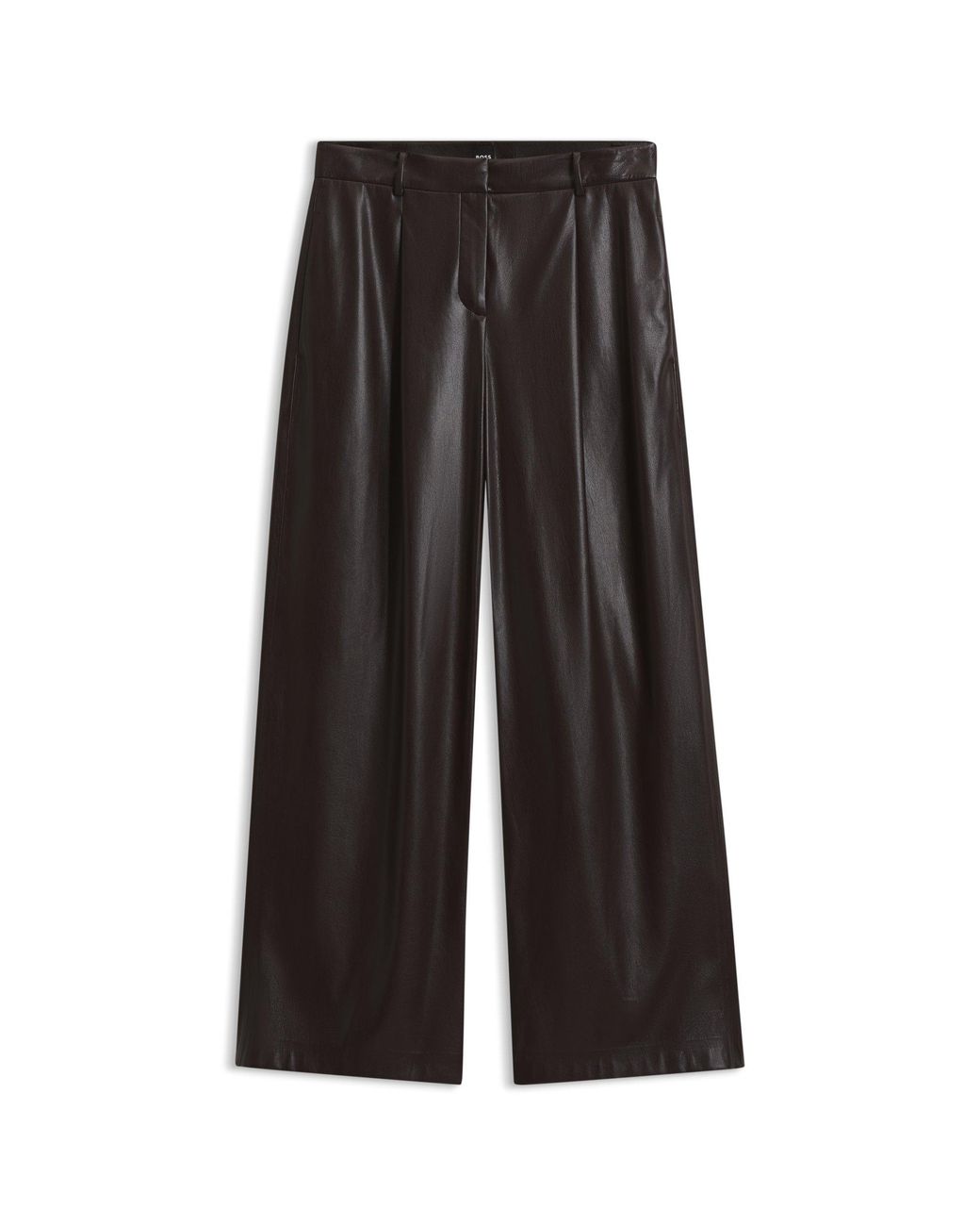 Boss Black Wide-Leg Trousers