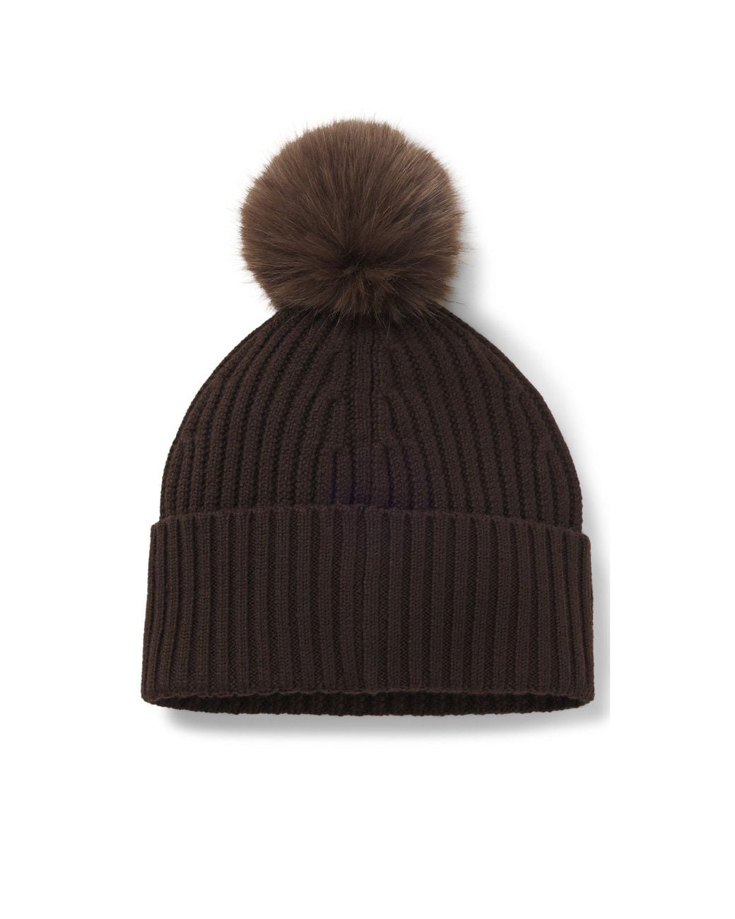 Boss Brown Beanie Hat