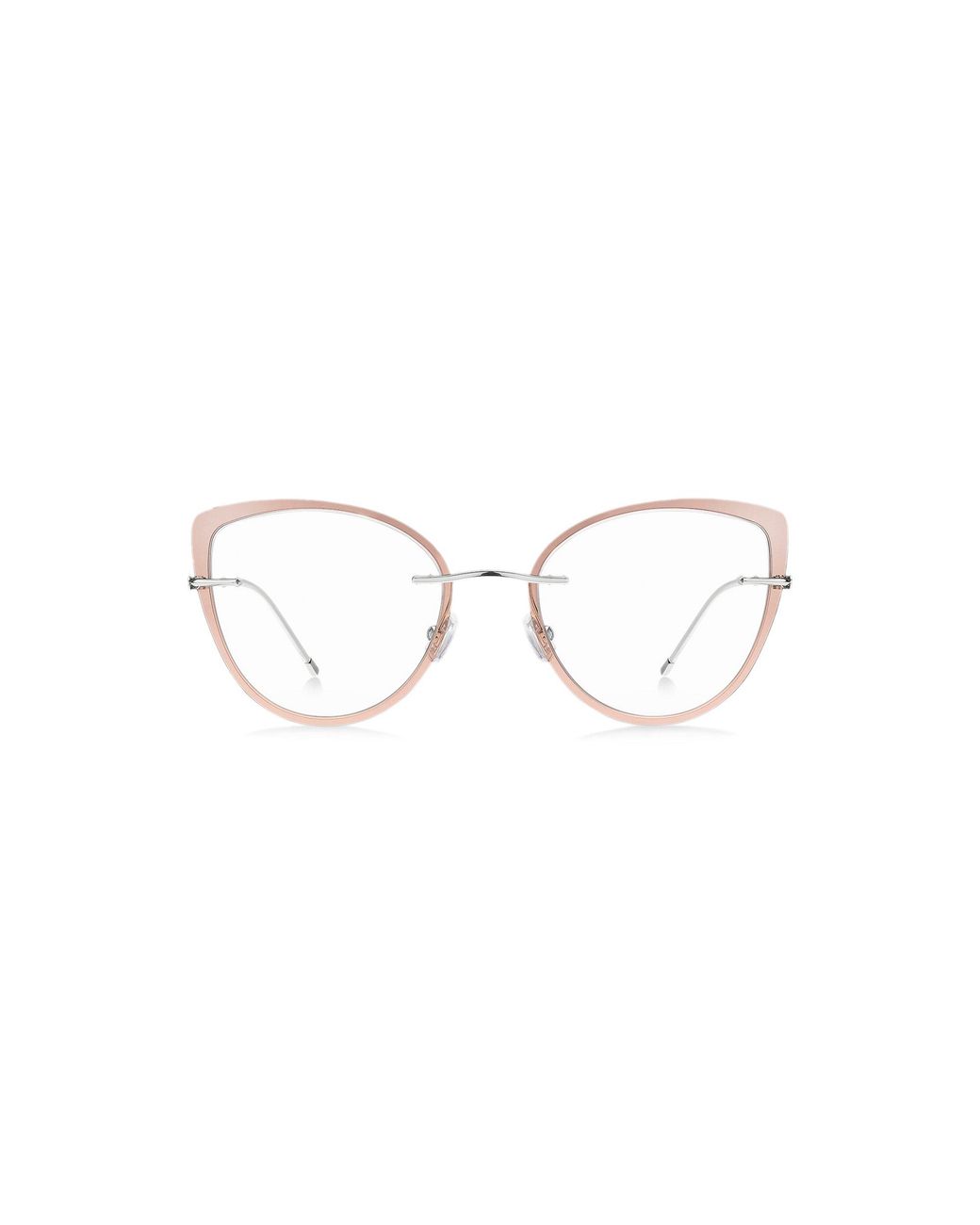 Boss Multicolor Rimless Optical Frames With Coloured Contours