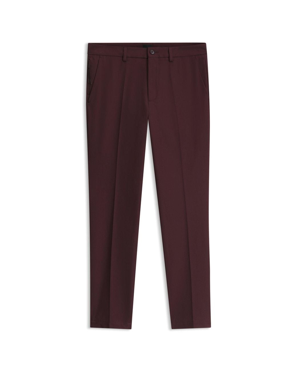 Boss Purple Slim-Fit Trousers for men