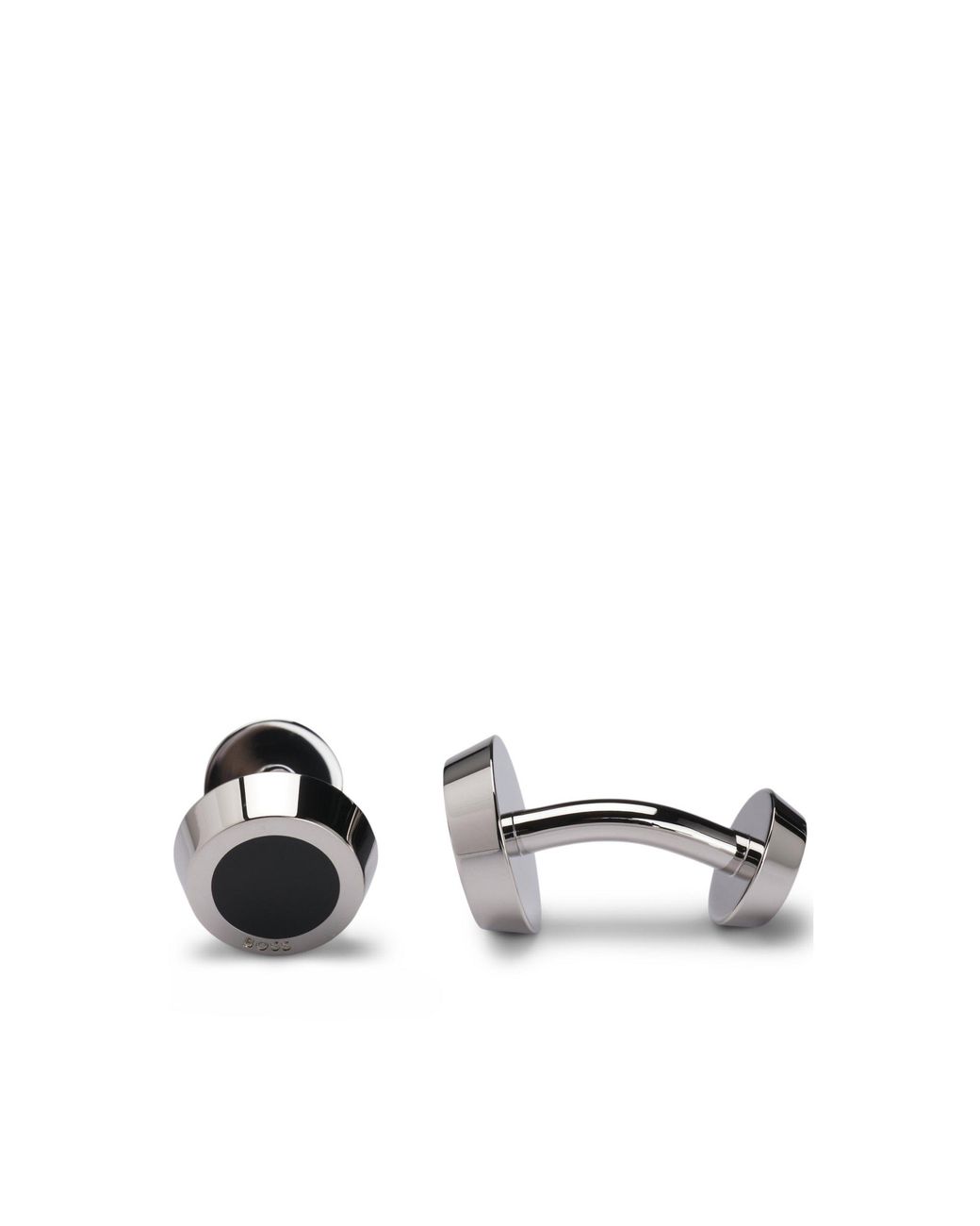 Boss White Brass Cufflinks for men