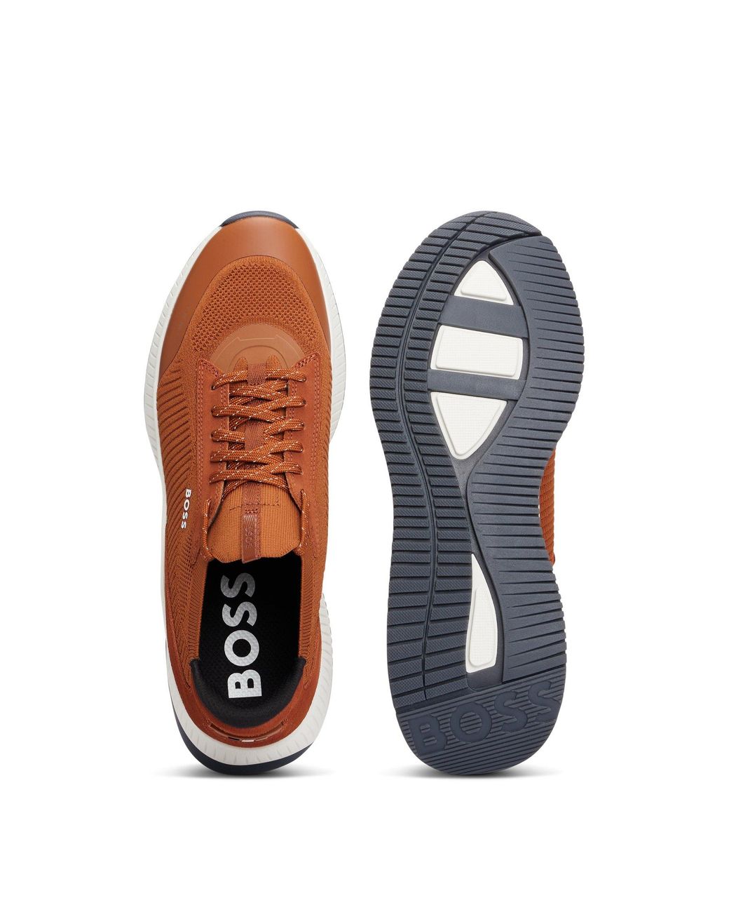 Hugo boss orange sneakers outlet