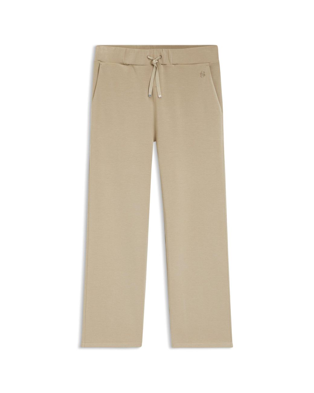 Boss Natural Relaxed-Fit Trousers