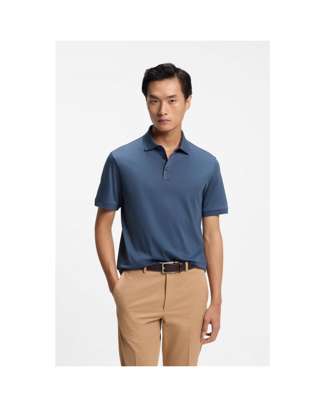 Boss Light Blue Men's Polo Shirts Size M for men