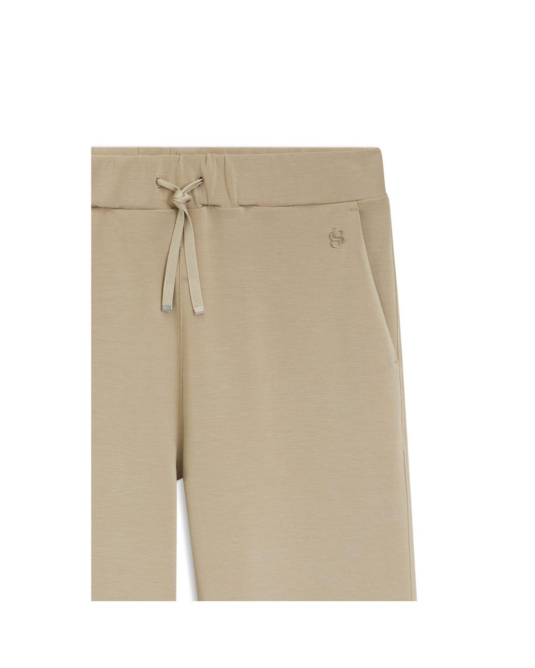 Boss Natural Relaxed-Fit Trousers