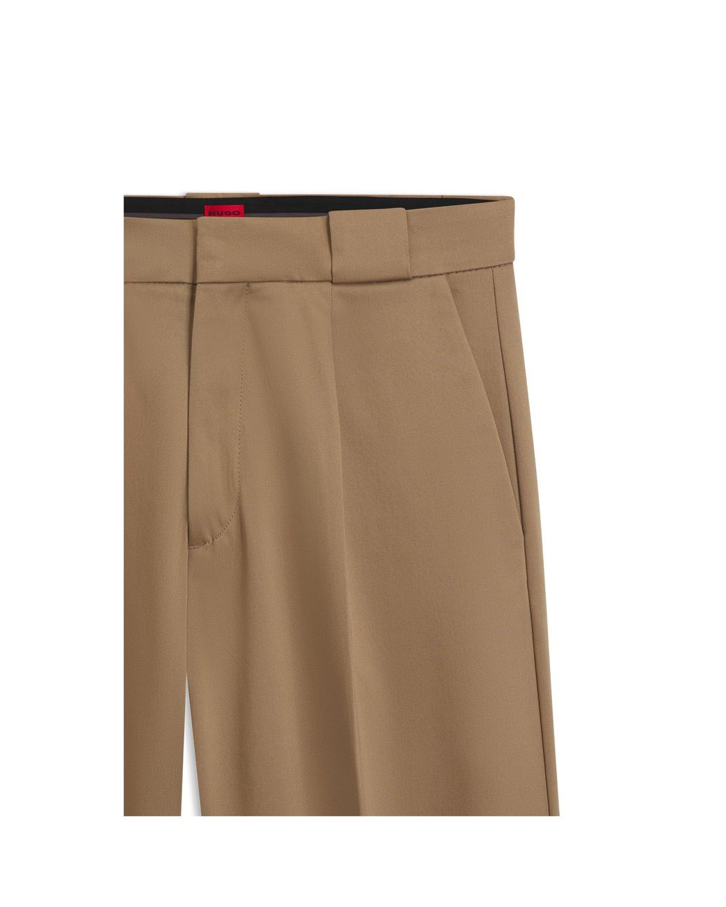 HUGO Natural Tailored Casual Trousers for men