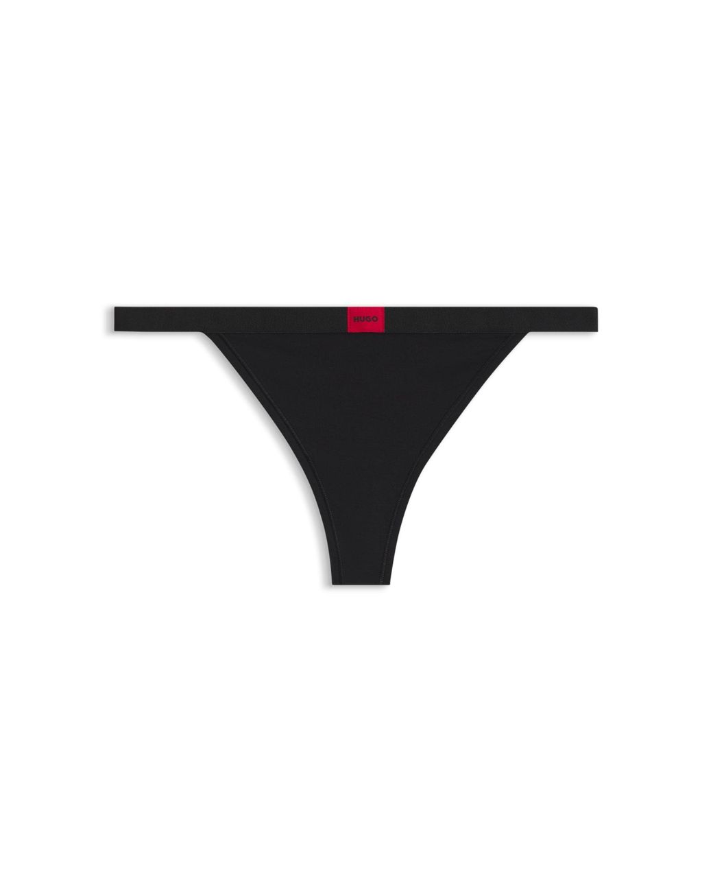 String Taille Basse Avec Taille Logotée HUGO en coloris Black