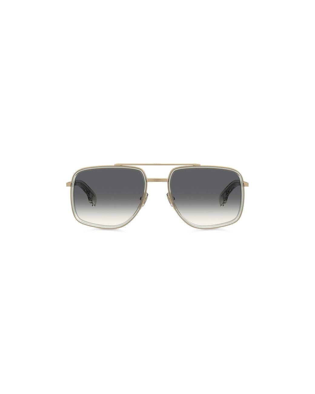 Boss Metallic Double-Bridge Sunglasses With-Tone Effect for men