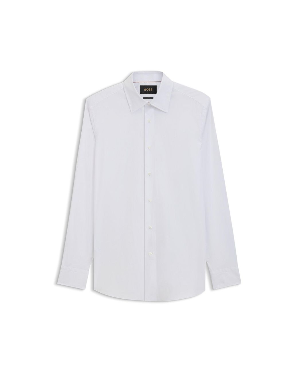 Boss White Slim-Fit Shirt for men