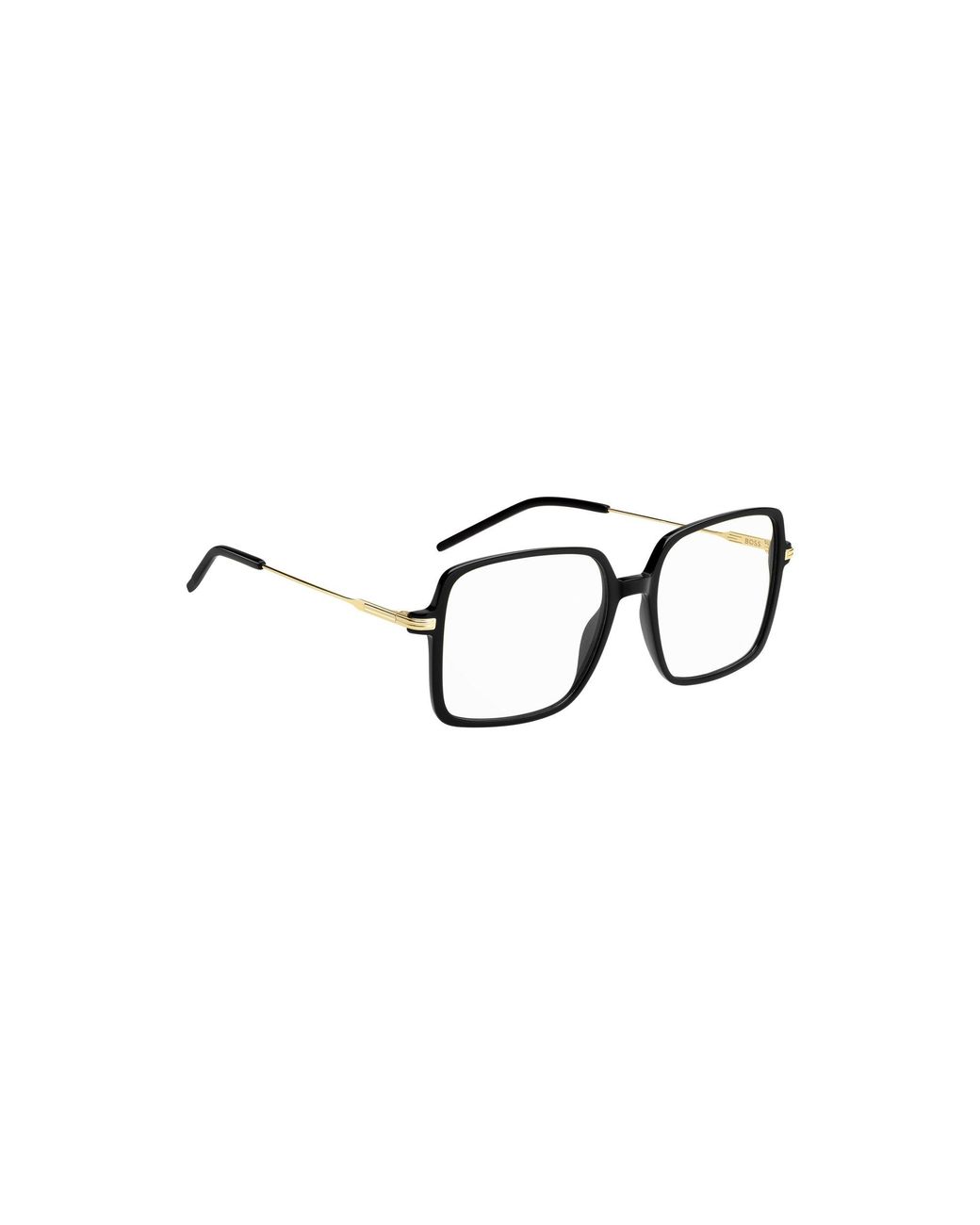 Boss Black Acetate Optical Frames With-Tone Temples