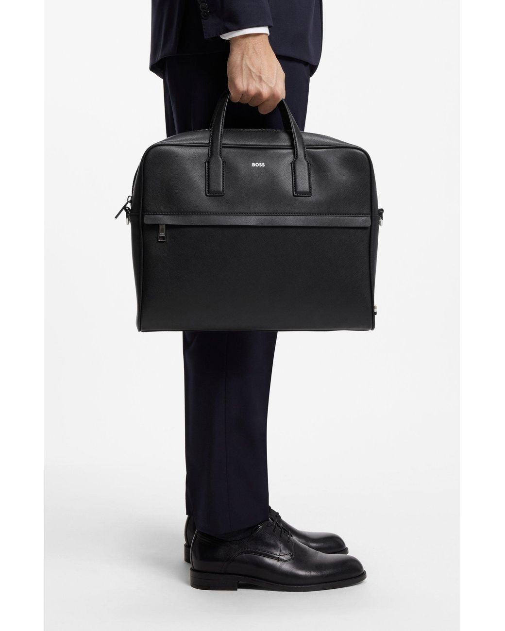 Boss Aktetas Met Logo in het Black voor heren